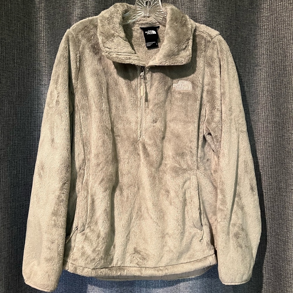 North Face womens Osito 1/4 zip pullover